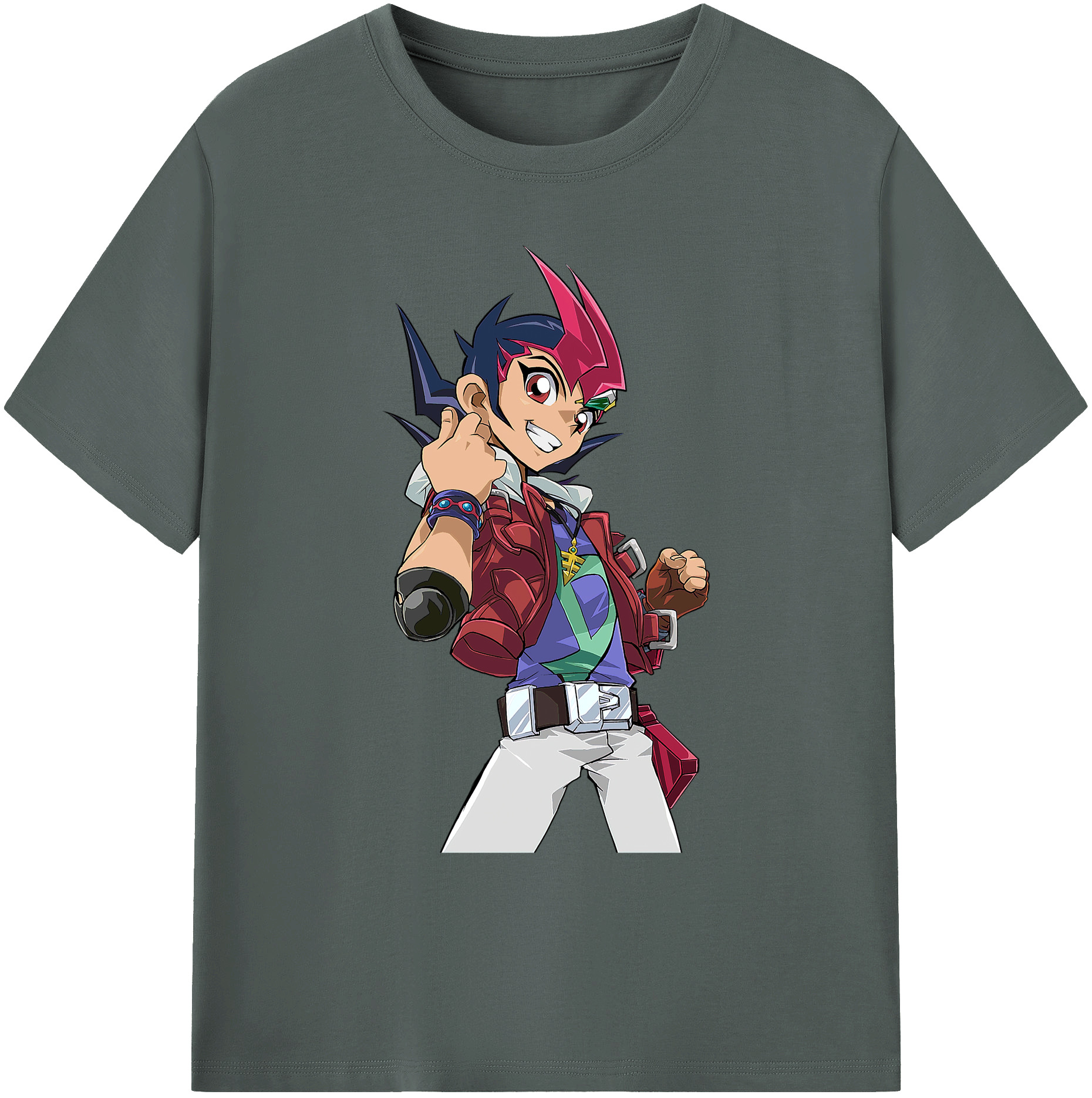 遊☆戯☆王 Yu-Gi-Oh! 綿100％ メンズ半袖Tシャツ｜肌触りやわらか＆通気性